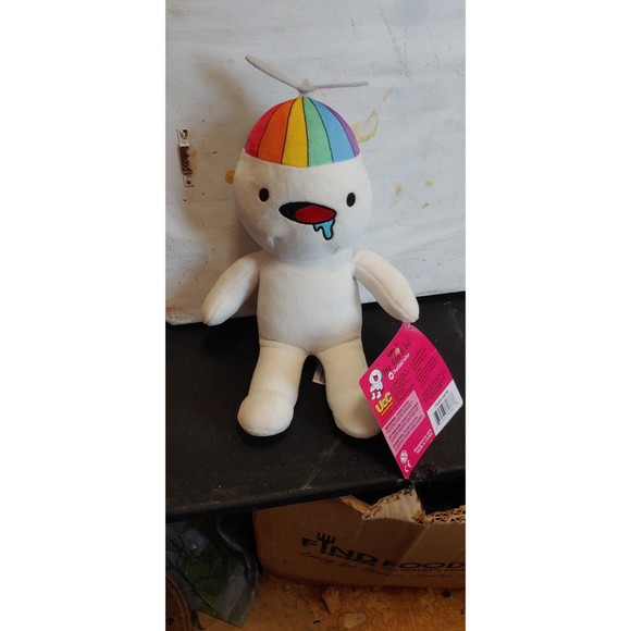 UCC James the Odd 1's Ones Out Plooosh Doll 11" White Plush Propeller Beanie - Picture 1 of 6